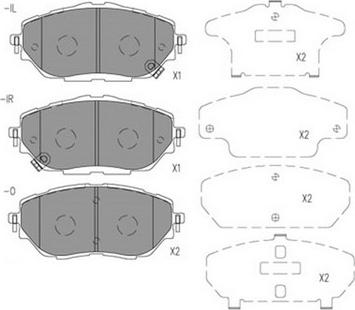 NPS T360A132 - Kit pastiglie freno, Freno a disco autozon.pro