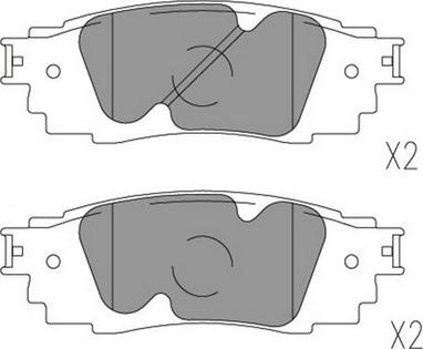 NPS T361A41 - Kit pastiglie freno, Freno a disco autozon.pro