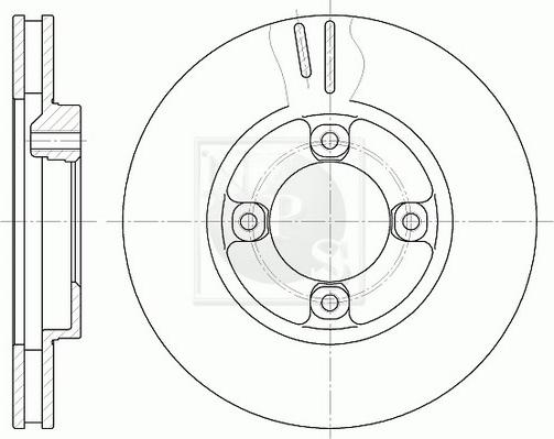 NPS T330A103 - Discofreno autozon.pro