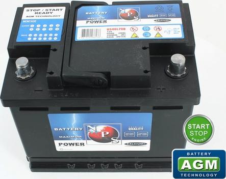 NPS U540L70B - Batteria avviamento autozon.pro