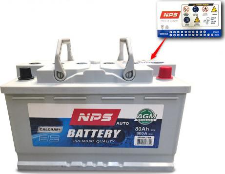 NPS U540L71B - Batteria avviamento autozon.pro