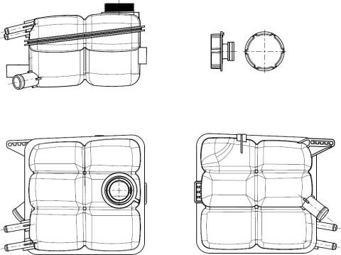 NRF 454015 - Serbatoio compensazione, Refrigerante autozon.pro