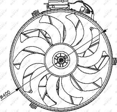 NRF 47028 - Ventola, Raffreddamento motore autozon.pro