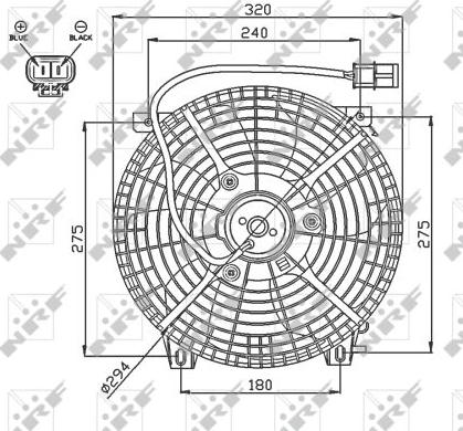 NRF 47752 - Ventola, Raffreddamento motore autozon.pro