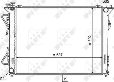 NRF 59064 - Radiatore, Raffreddamento motore autozon.pro