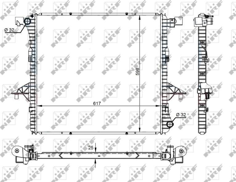 NRF 59145A - Radiatore, Raffreddamento motore autozon.pro