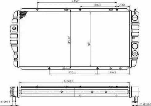 NRF 54699 - Radiatore, Raffreddamento motore autozon.pro