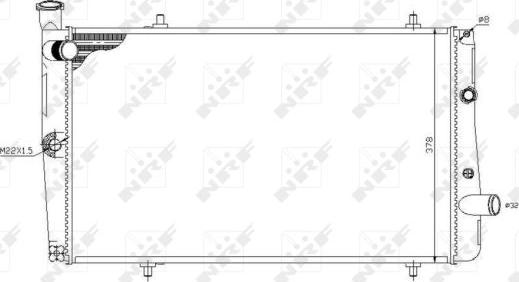 NRF 54669 - Radiatore, Raffreddamento motore autozon.pro