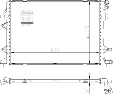 NRF 550089 - Radiatore, Raffreddamento motore autozon.pro