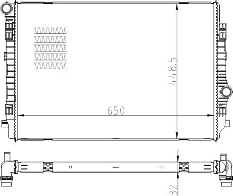 NRF 550081 - Radiatore, Raffreddamento motore autozon.pro