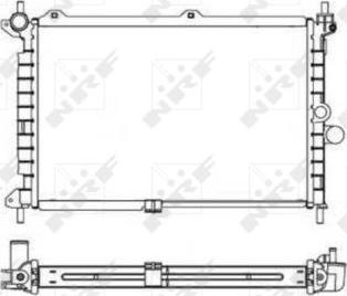 NRF 55308 - Radiatore, Raffreddamento motore autozon.pro