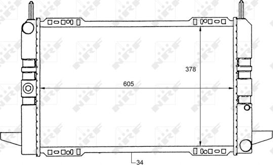 NRF 50111 - Radiatore, Raffreddamento motore autozon.pro