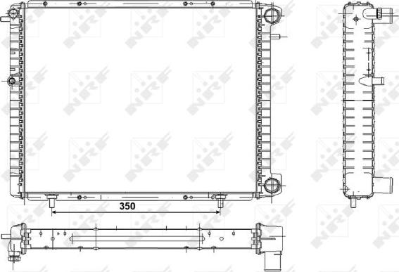 NRF 507351 - Radiatore, Raffreddamento motore autozon.pro