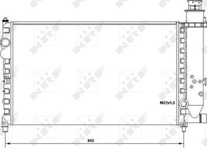 NRF 58683 - Radiatore, Raffreddamento motore autozon.pro