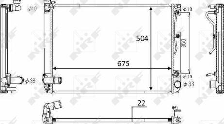 NRF 58391 - Radiatore, Raffreddamento motore autozon.pro