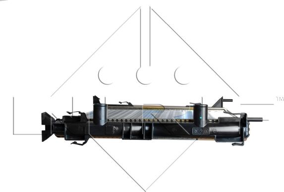 NRF 58328 - Radiatore, Raffreddamento motore autozon.pro