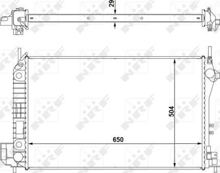 NRF 58294 - Radiatore, Raffreddamento motore autozon.pro