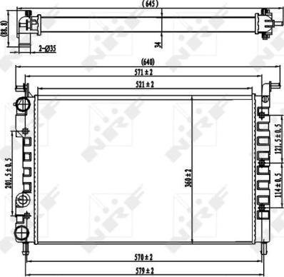 NRF 58219 - Radiatore, Raffreddamento motore autozon.pro