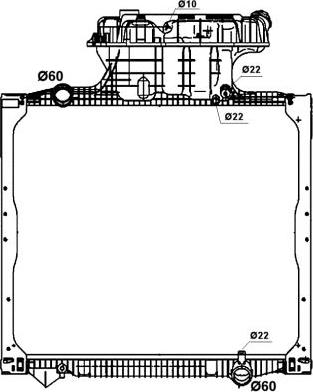 NRF 58278 - Radiatore, Raffreddamento motore autozon.pro