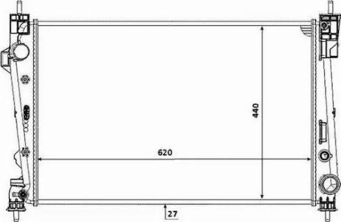 NRF 53932 - Radiatore, Batteria da trazione autozon.pro