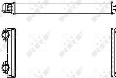 NRF 53546 - Scambiatore calore, Riscaldamento abitacolo autozon.pro