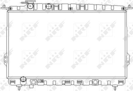 NRF  53642 - Radiatore, Raffreddamento motore autozon.pro