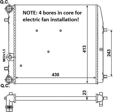 NRF 53021A - Radiatore, Raffreddamento motore autozon.pro