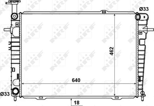 NRF 53192 - Radiatore, Raffreddamento motore autozon.pro