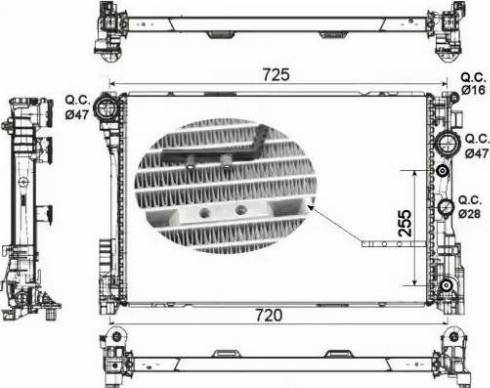 NRF 53141 - Radiatore, Raffreddamento motore autozon.pro