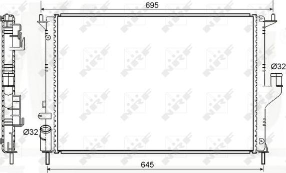 NRF 53118A - Radiatore, Raffreddamento motore autozon.pro