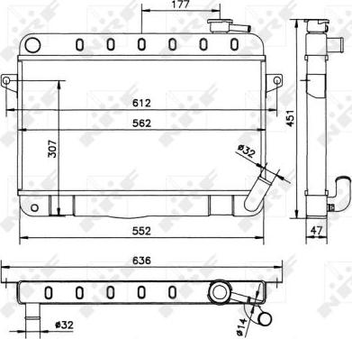 NRF 52162 - Radiatore, Raffreddamento motore autozon.pro