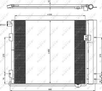 NRF 35933 - Condensatore, Climatizzatore autozon.pro