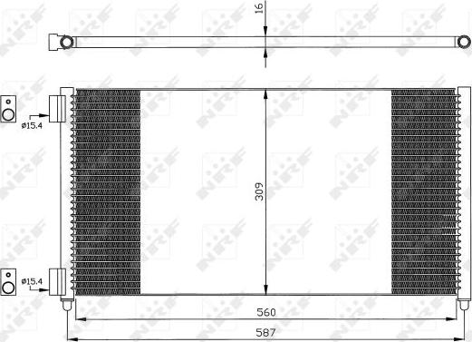 NRF 35496 - Condensatore, Climatizzatore autozon.pro