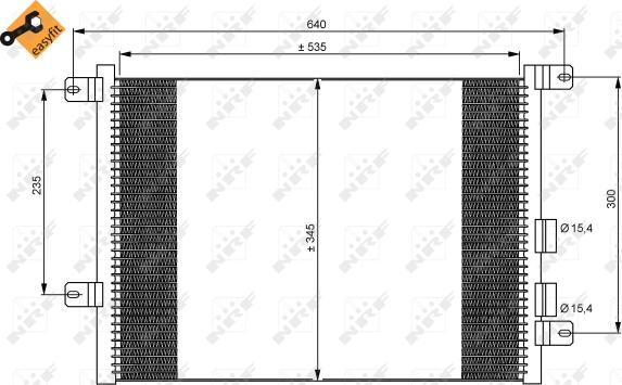 NRF 35590 - Condensatore, Climatizzatore autozon.pro