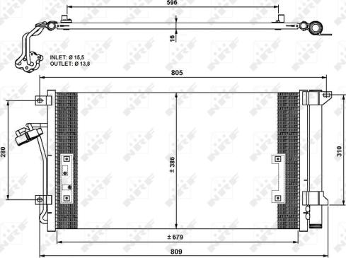 NRF 35639 - Condensatore, Climatizzatore autozon.pro