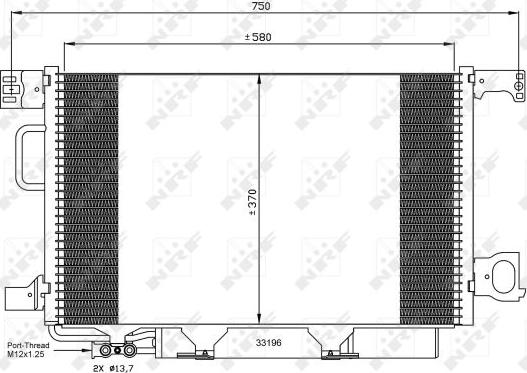 NRF 35623 - Condensatore, Climatizzatore autozon.pro