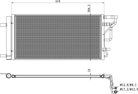 NRF 350491 - Condensatore, Climatizzatore autozon.pro