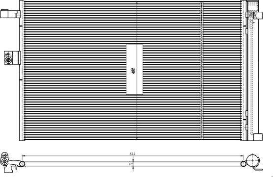 NRF 350462 - Condensatore, Climatizzatore autozon.pro