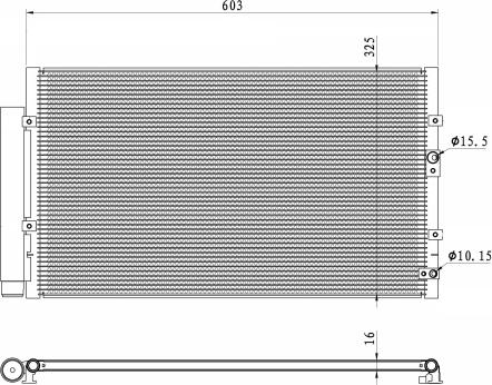 NRF 350487 - Condensatore, Climatizzatore autozon.pro