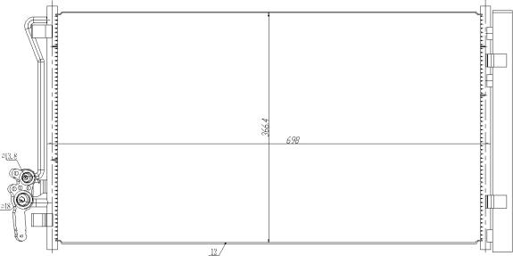 NRF 350479 - Condensatore, Climatizzatore autozon.pro