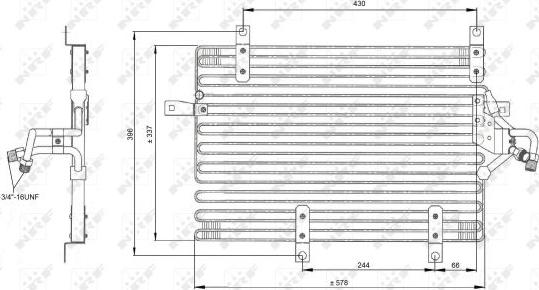 NRF 35052 - Condensatore, Climatizzatore autozon.pro