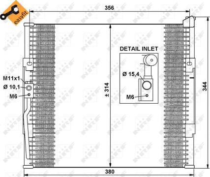 NRF 35146 - Condensatore, Climatizzatore autozon.pro