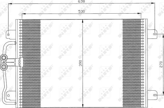 NRF 35832 - Condensatore, Climatizzatore autozon.pro