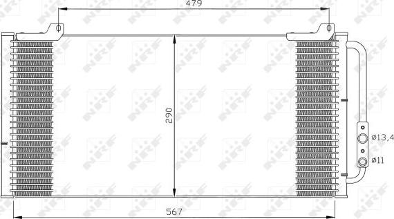 NRF 35346 - Condensatore, Climatizzatore autozon.pro