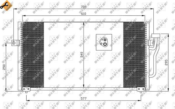 NRF 35293 - Condensatore, Climatizzatore autozon.pro