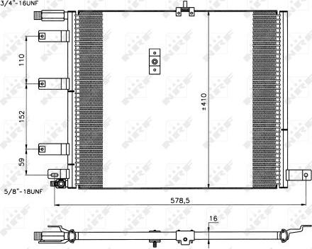 NRF 35212 - Condensatore, Climatizzatore autozon.pro