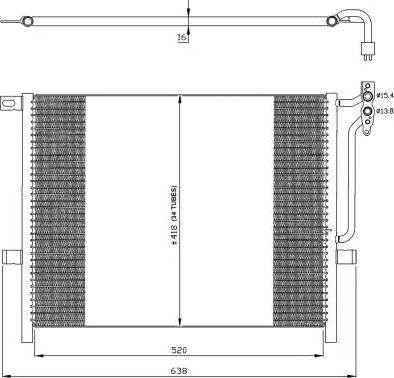 NRF 35224 - Condensatore, Climatizzatore autozon.pro