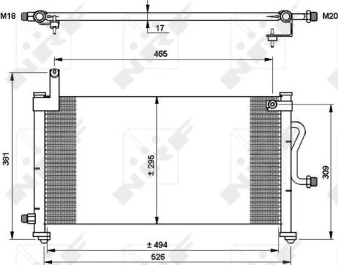 NRF  35765 - Condensatore, Climatizzatore autozon.pro