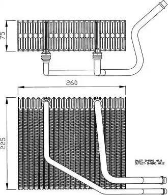 NRF 36097 - Evaporatore, Climatizzatore autozon.pro