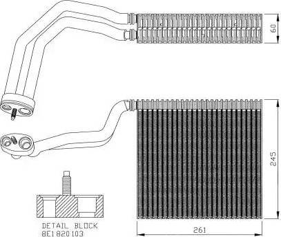 NRF 36137 - Evaporatore, Climatizzatore autozon.pro